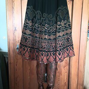 Chico's Women's Vintage Beaded/Sequined Fairy Skirt